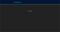 Desktop Screenshot of beamatch.org